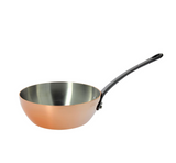 Sauteuse bombee cuivre prima matera qf acier ø20cm Sauteuse bombee cuivre prima matera qf acier ø20cm
