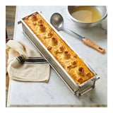 De Buyer moule à pâté croute dépliable en inox perforé GEOFORME