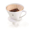Porte-filtre à café SANDRO, taille 4, porcelaine