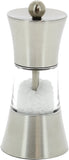 Moulin à sel transparent et en inox - SALSA
