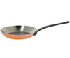 Poele a frire cuivre-inox q.fonte