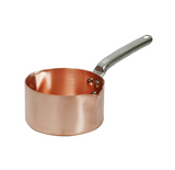 Poelon a sucre cuivre2 becsq.inox ø20