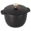 La Cocotte Cocotte à riz 16 cm, Noir mat, Fonte - Staub
