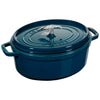 Cocotte bouton homard 31 cm, Ovale, La Mer, Fonte - Staub
