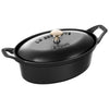 Staub Ligne Vintage La Coquette 12 cm, Ronde, Noir - Staub