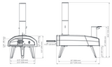 Four à pizza Ooni Fyra 12